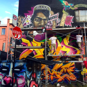 蒙特利尔大型街头涂鸦嘻哈节