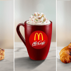 麦当劳咖啡不论大小 全部1元！