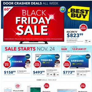 Best Buy黑五特卖