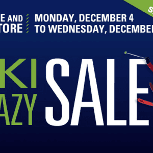 Sports Experts滑雪装备全场八折