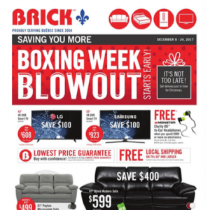 THE BRICK电器家具圣诞特价