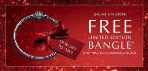 Pandora潘多拉买满150就送限量版手镯