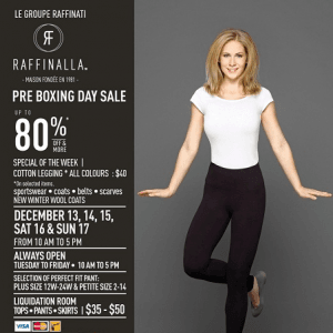 Raffinalla仓库特卖 低至两折