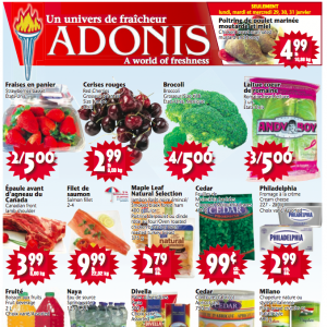 Adonis超市本周特价