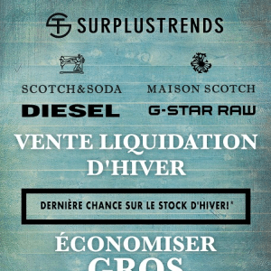 Diesel, G-Star Raw潮牌仓库特卖会 2折起