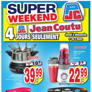 JEAN COUTU四日特价活动 打印机直降60元