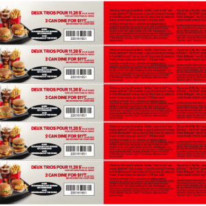 麦当劳最新优惠卷