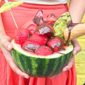 蒙特利尔特产：西瓜冰淇淋