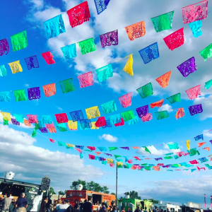 奥林匹克体育场的美食餐车节