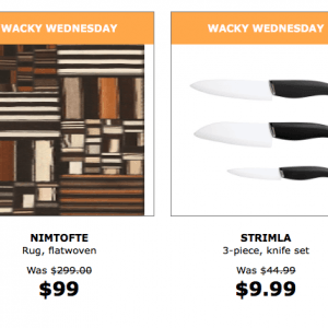 IKEA宜家每周三特价