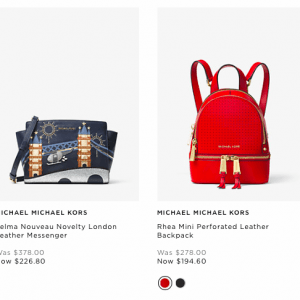 Michael Kors服饰美包低至五折
