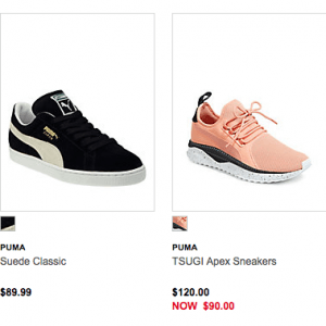 Puma运动鞋低至5.5折