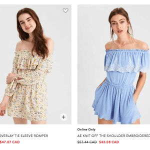 American Eagle Outfitters夏装低至四折