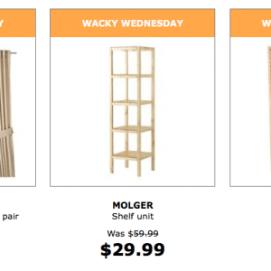IKEA宜家每周三特价