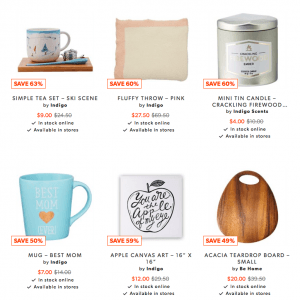 Indigo家居饰品低至2.5折
