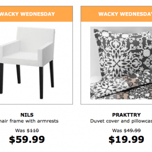IKEA宜家每周三特价
