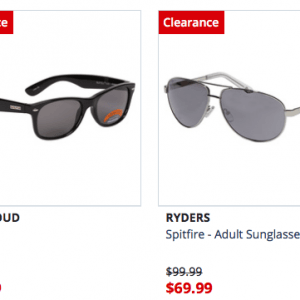 Sports Experts墨镜全场八折