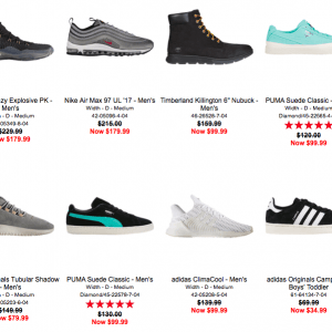 Foot Locker运动鞋再降价 四折起