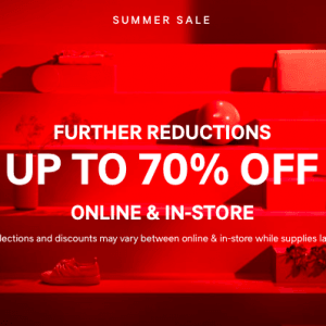 H&M夏装优惠 低至三折