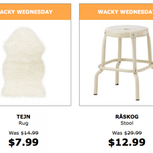 IKEA宜家每周三特价