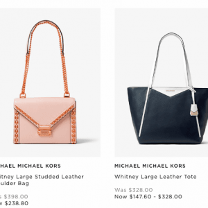Michael Kors季末促销 折扣区折上再打7.5折
