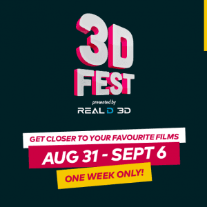 Cineplex经典大片3D电影全部半价