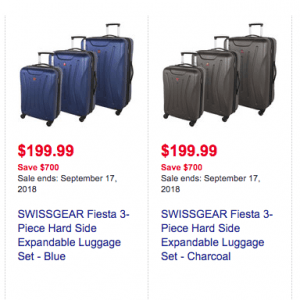 Best Buy行李箱背包低至2折