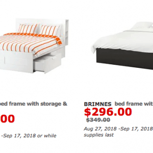 宜家床架全场8.5折