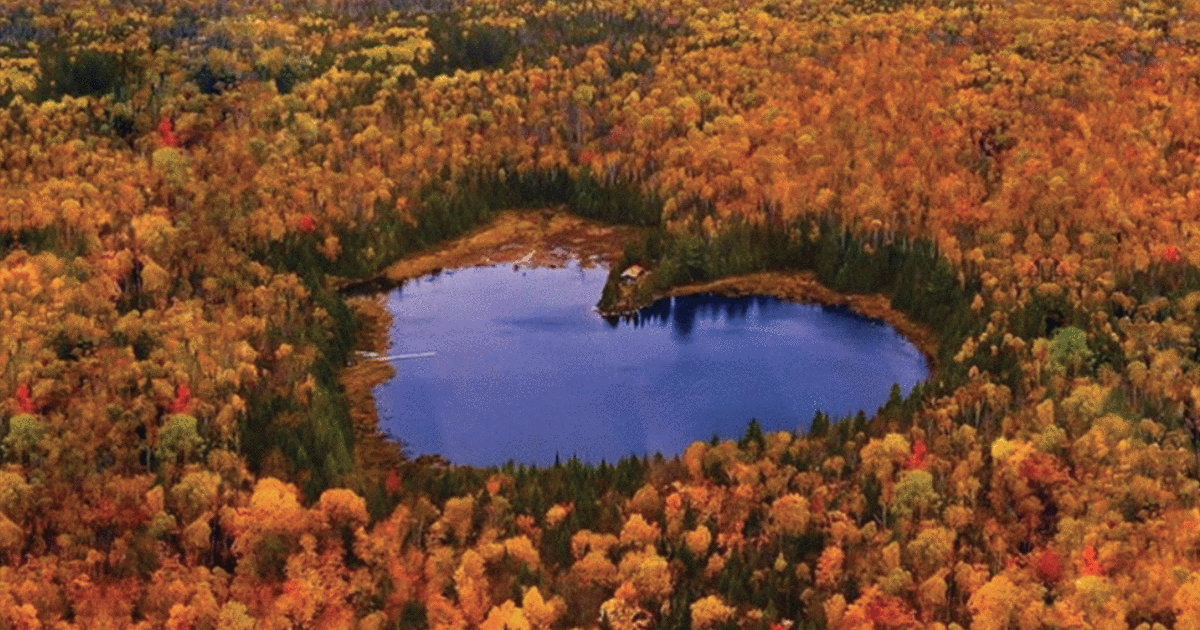 魁北克这个美翻天的心形湖泊你去过吗？