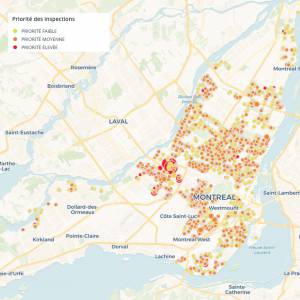 蒙特利尔市政府着重检查的建筑在哪里？