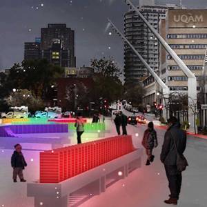 超美！蒙特利尔巨型音乐多米诺骨牌