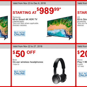 Costco近期特价 Cyber Monday优惠也出了