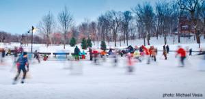 皇家山上的溜冰场免费开放