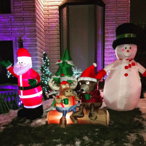 来欣赏下西岛私人豪宅的圣诞灯展吧