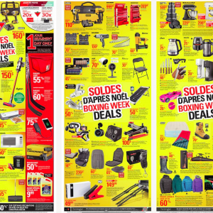 CANADIAN TIRE--Boxing Day特价