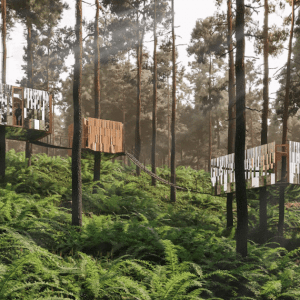 魁北克最豪华最有设计感的树屋