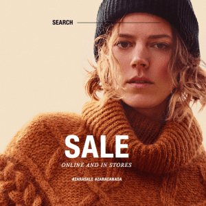 Zara年末甩卖 全场低至4折