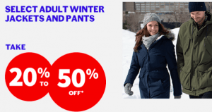 Sports Experts新年优惠 冬装冬靴低至5折