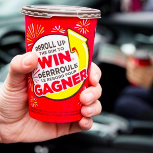 Tim Hortons卷杯抽奖 大奖Jeep SUV