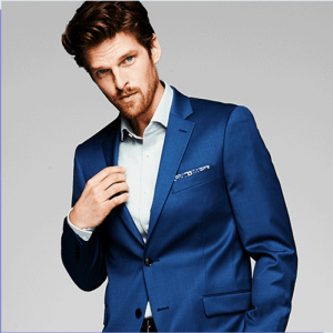 The Bay男士西服闪卖 255元收Calvin Klein 原价425