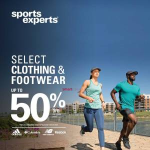 Sports Experts运动衣鞋低至5折