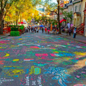 蒙特利尔市中心返校大派对