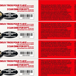 麦当劳最新优惠卷