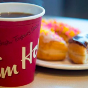 本周末Tim Hortons免费送咖啡