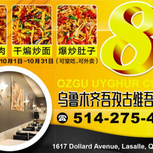 新疆特色菜：大盘鸡、黄面烤肉、干煸炒面、爆炒肚子全部8折 ... ... ... ... ... ... ...