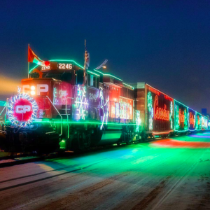 超美的圣诞列车来了！今年会在蒙特利尔停两站