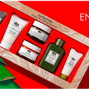 Origins 护肤品全场8折 买满75元送三件套礼包