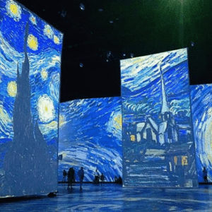 蒙特利尔首场梵高作品灯光秀