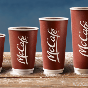 麦当劳咖啡不分大小全部一元！