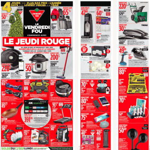 CANADIAN TIRE 黑五海报已出 马上开始